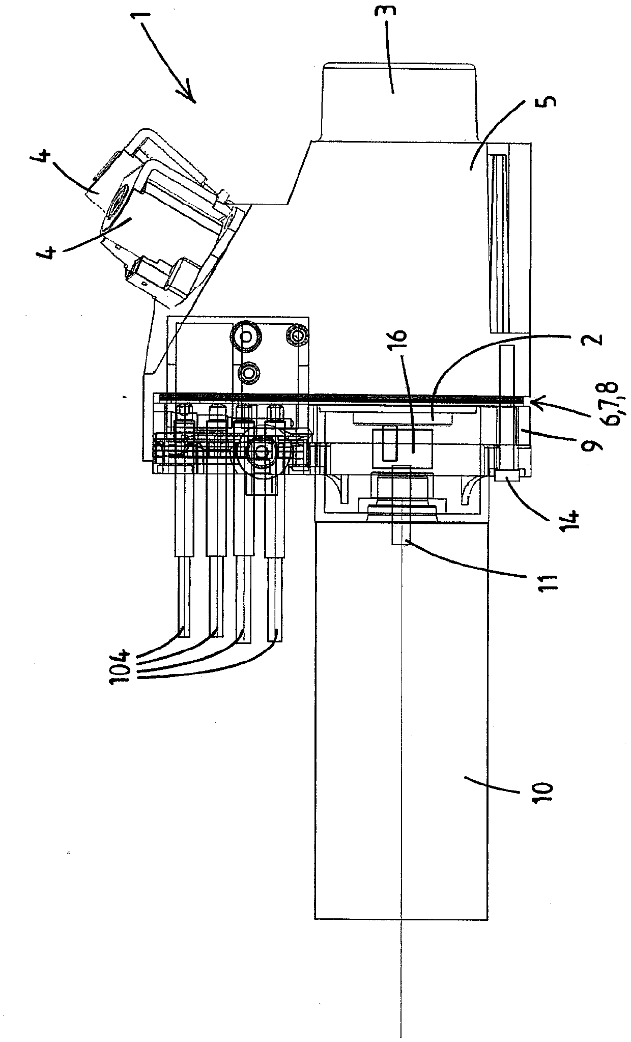 Hydraulic pump unit and method of assembling a hydraulic pump unit