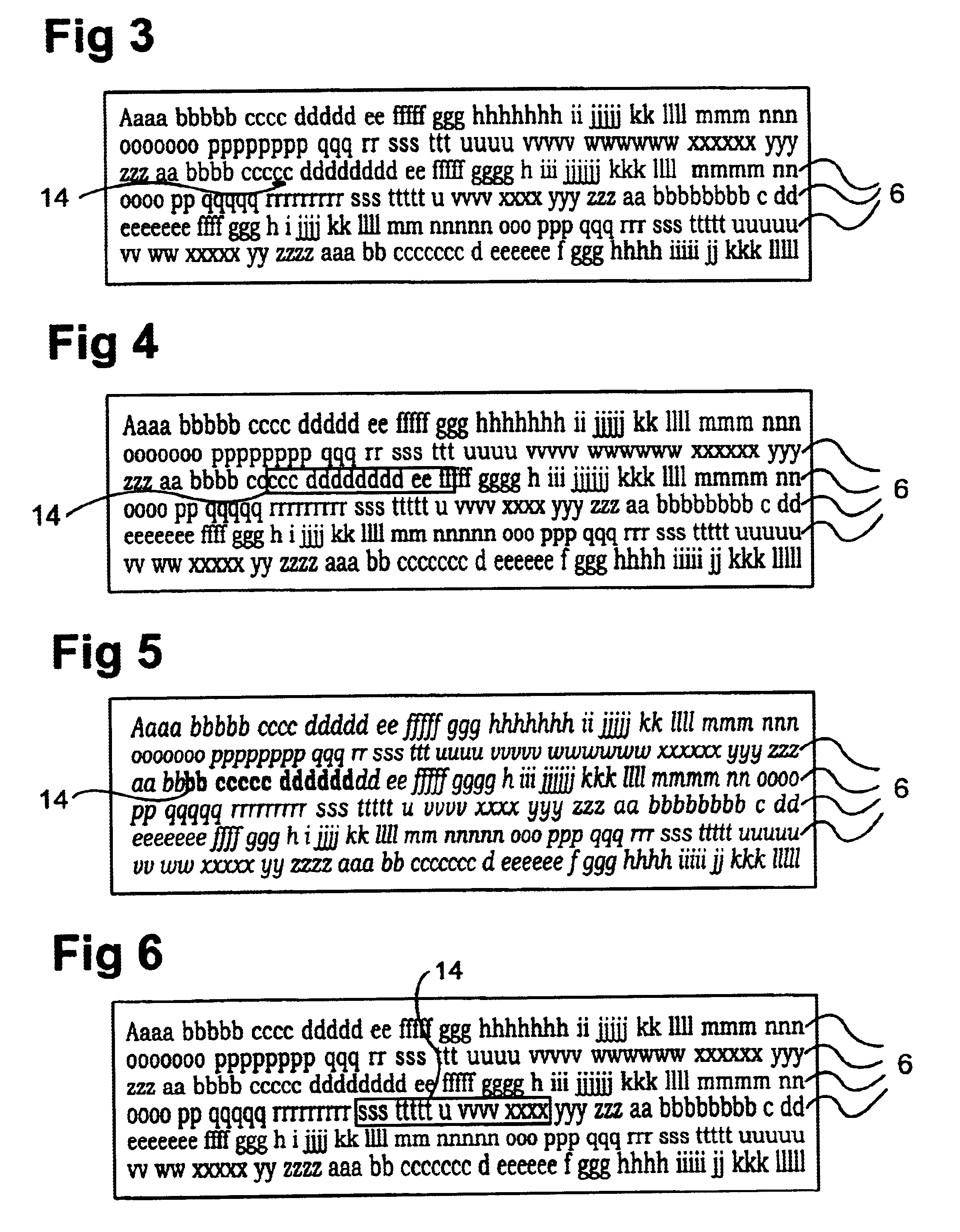 Device for supporting reading of a text from a display member