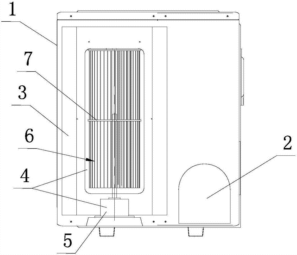 Outdoor unit of multi-connected air conditioner