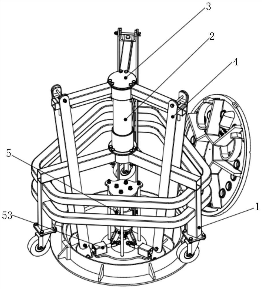 Lifting device for well lid maintenance