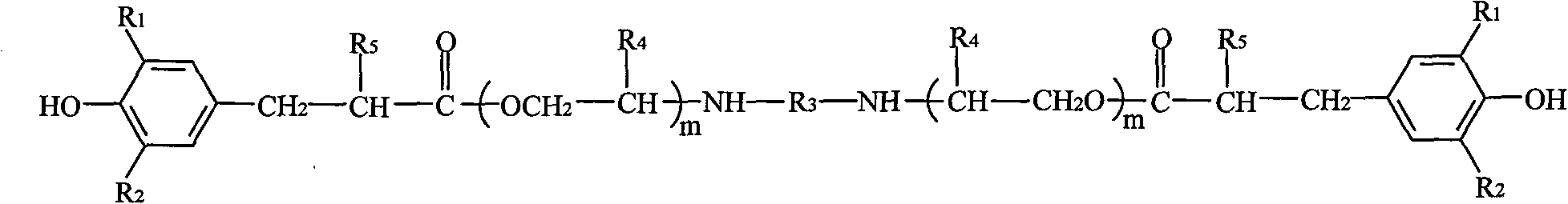 Efficient heat-resisting polyolefine composite light stabilizer, its production and use