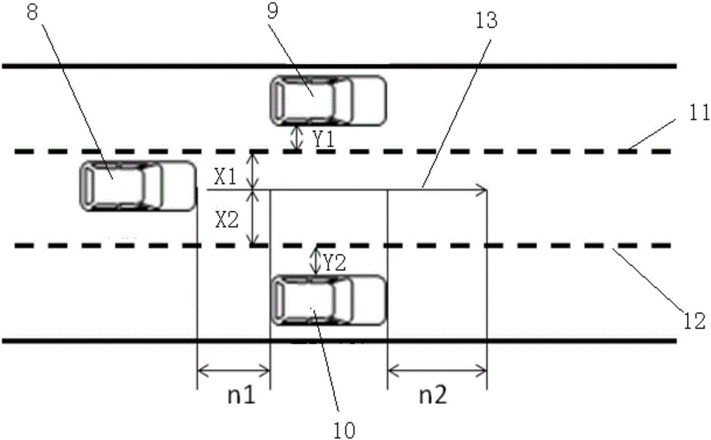 Path planning system and method for overtaking vehicle on adjacent lane in single-lane automatic drive mode