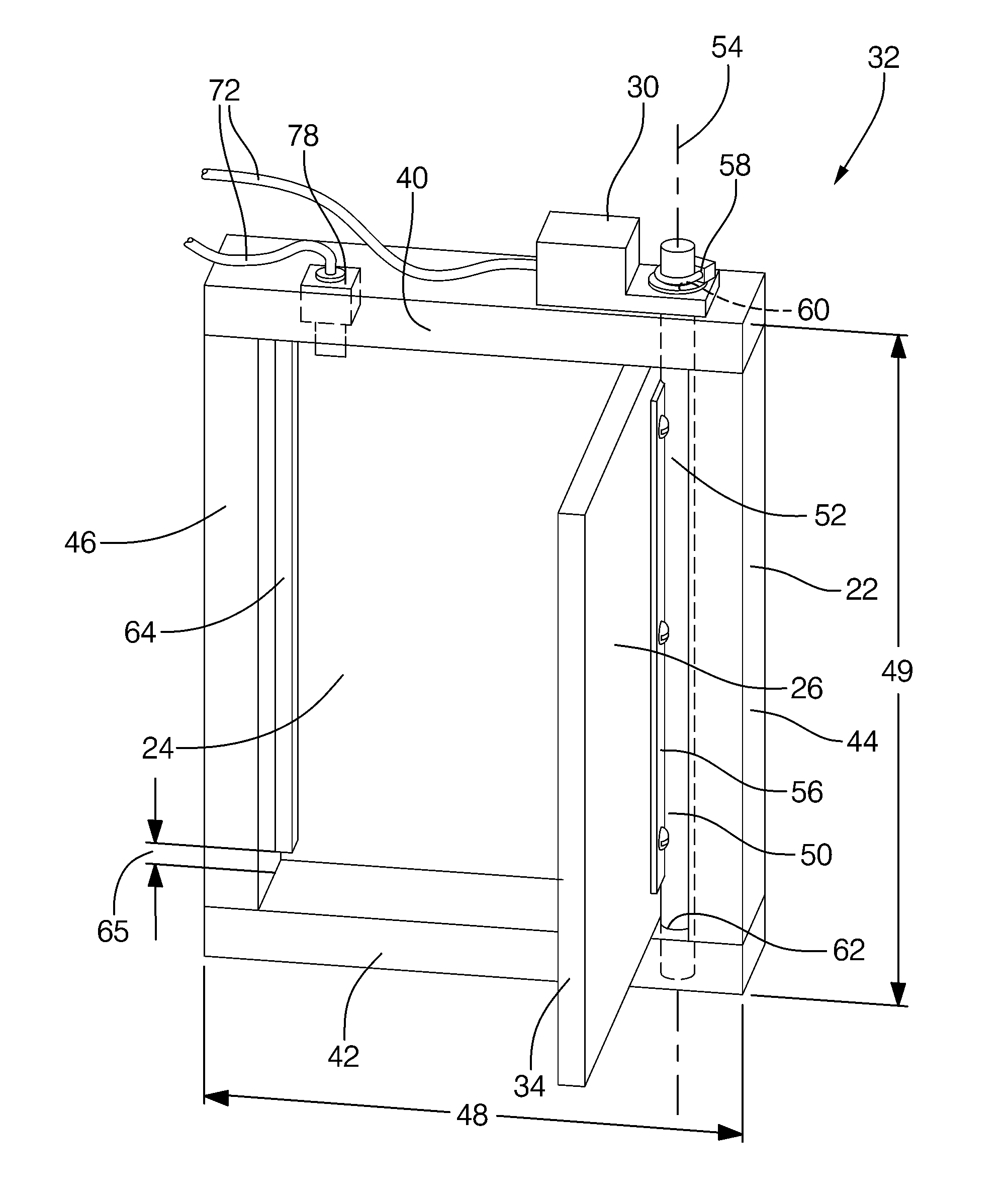 Chicken coop door module