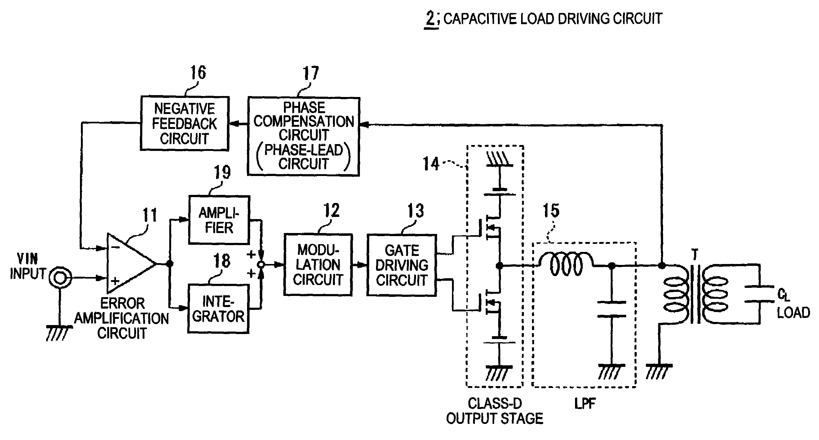Capacitive load driving circuit, electrostatic transducer, method of setting circuit constant, ultrasonic speaker, display device, and directional acoustic system