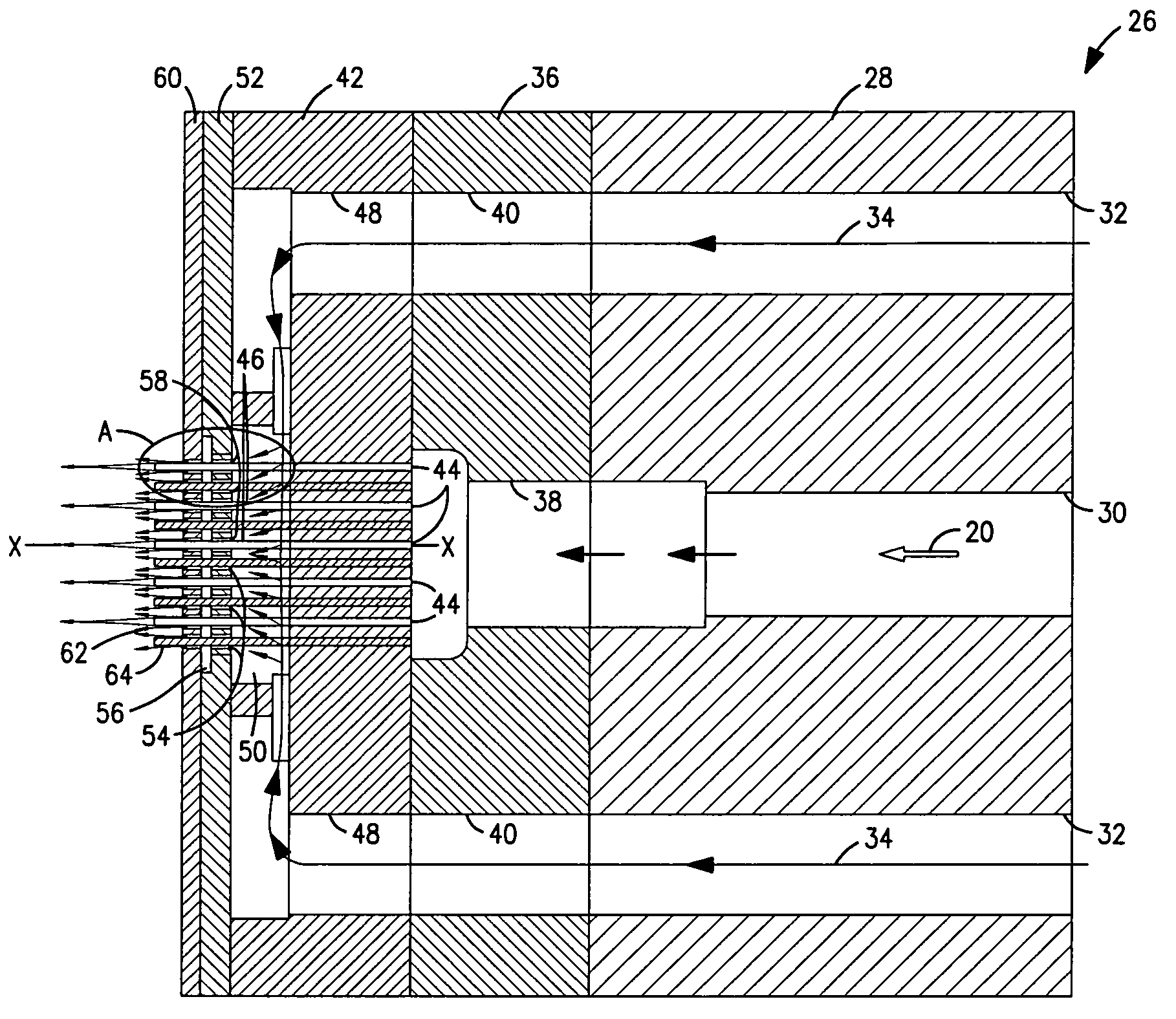 Apparatus for extruding cellulose fibers