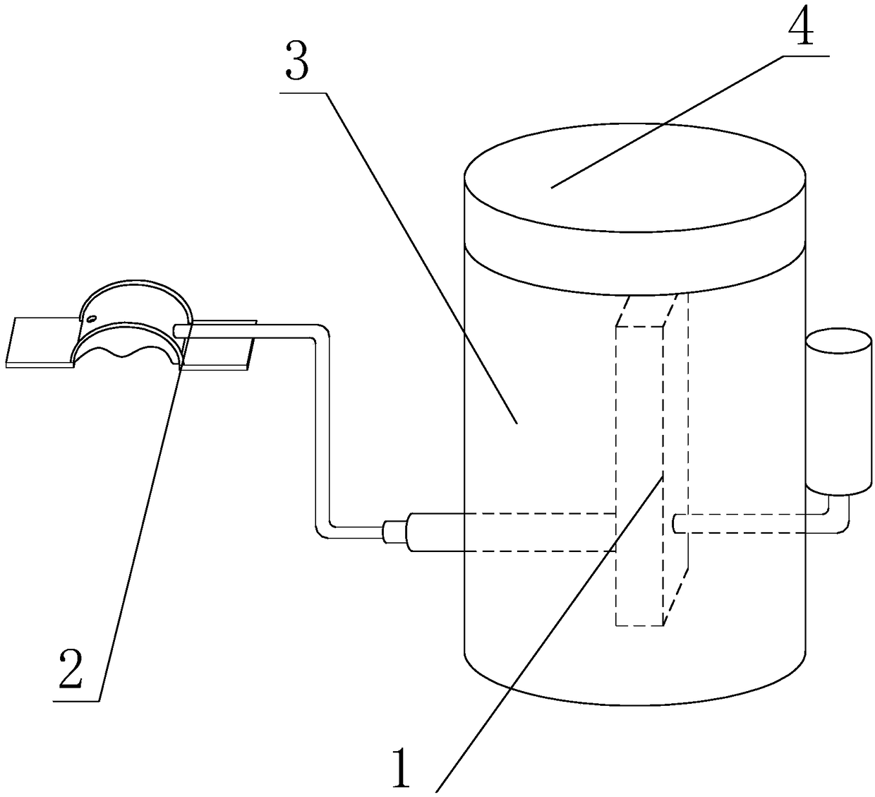 Cold compress device for nasal surgery