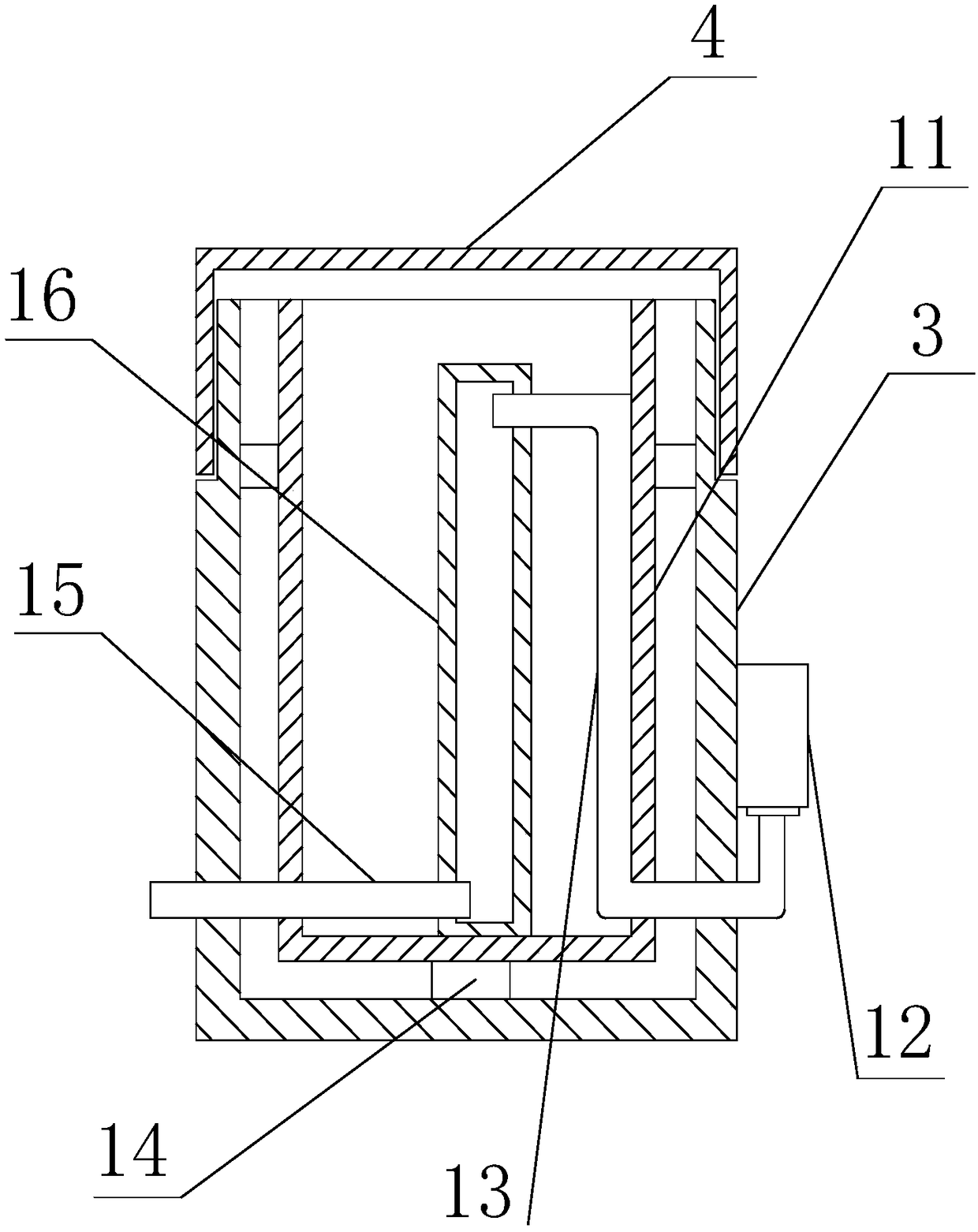 Cold compress device for nasal surgery