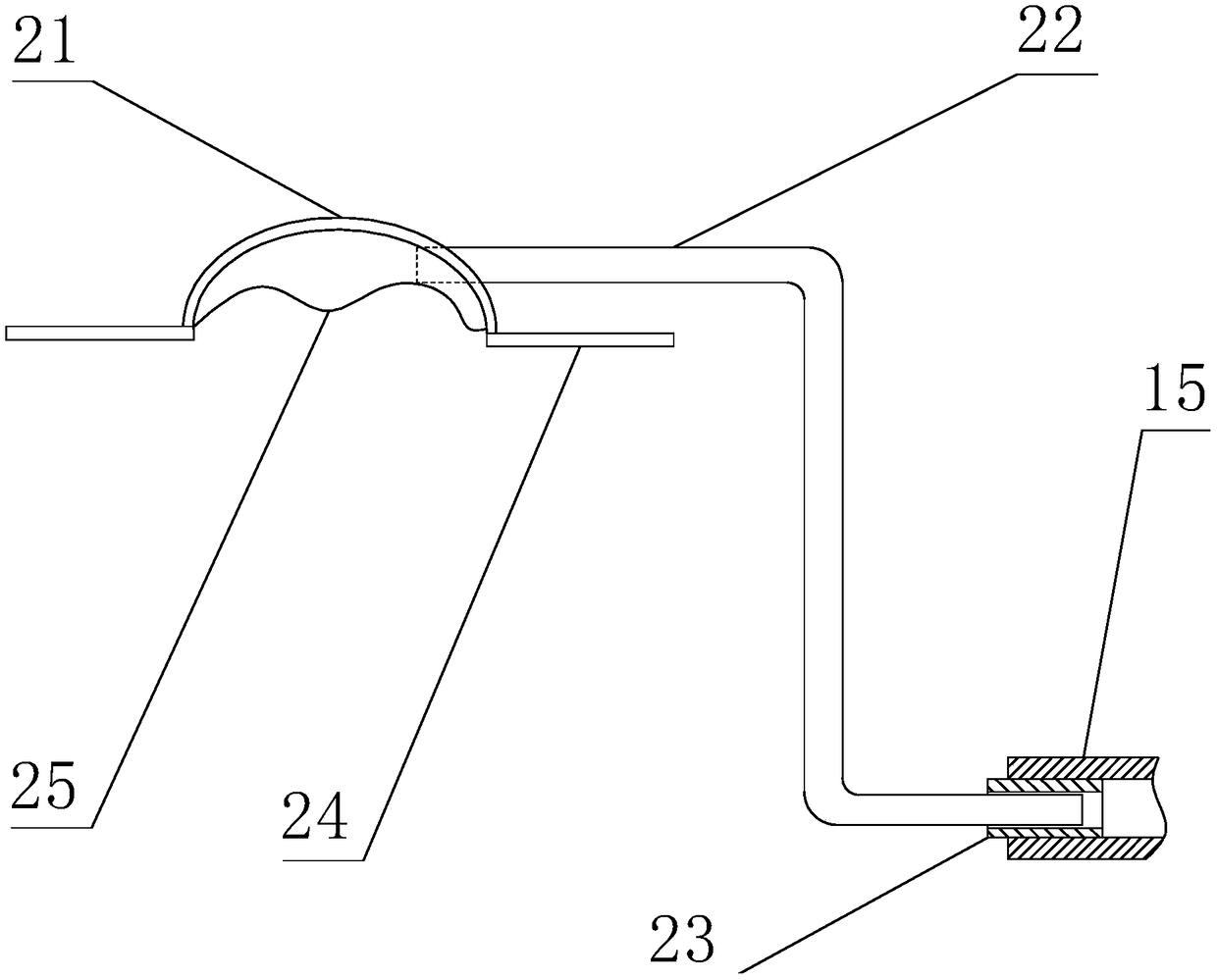 Cold compress device for nasal surgery