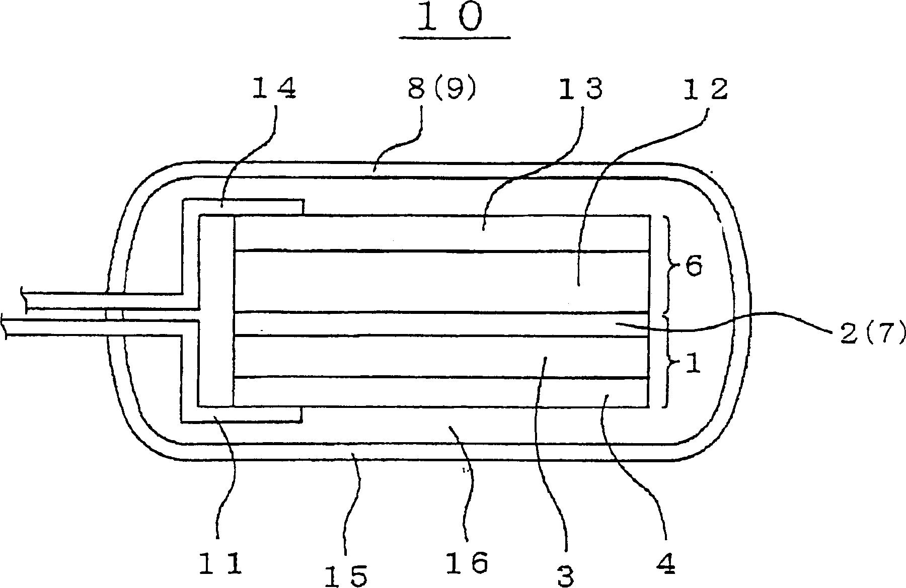 Lithium accumulator with improved negative pole structure and its preparing method