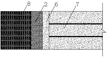 Semi-integral abutment bridge with energy-absorbing materials buried in multiple positions and its construction method