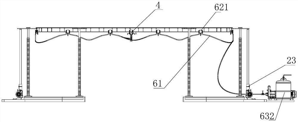 Intelligent concrete monitoring and maintaining device for electric power infrastructure project