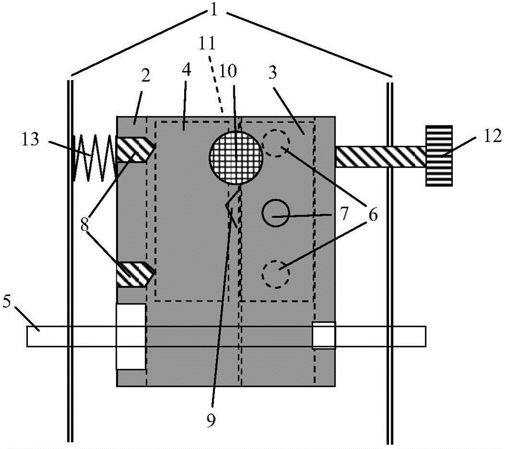 Double-beam parallelization and collimation regulating device