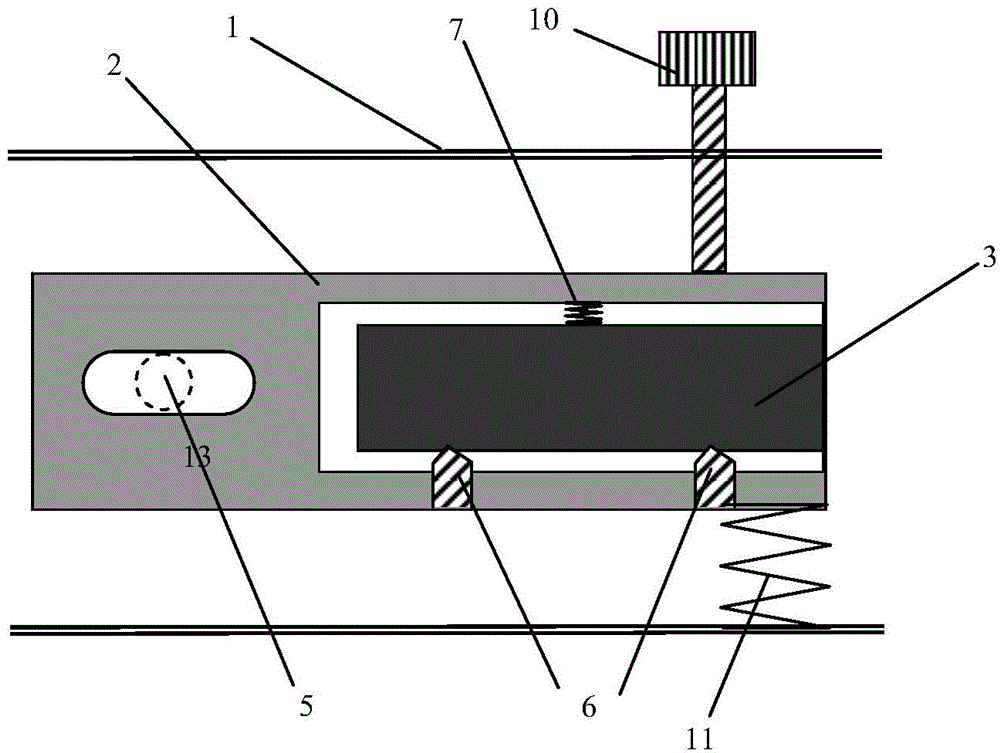 Double-beam parallelization and collimation regulating device