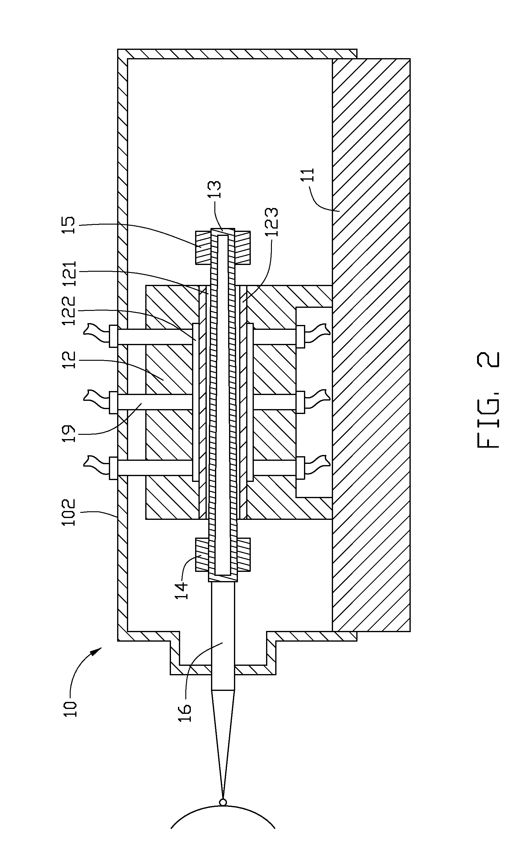 Contour measuring probe for measuring aspects of objects