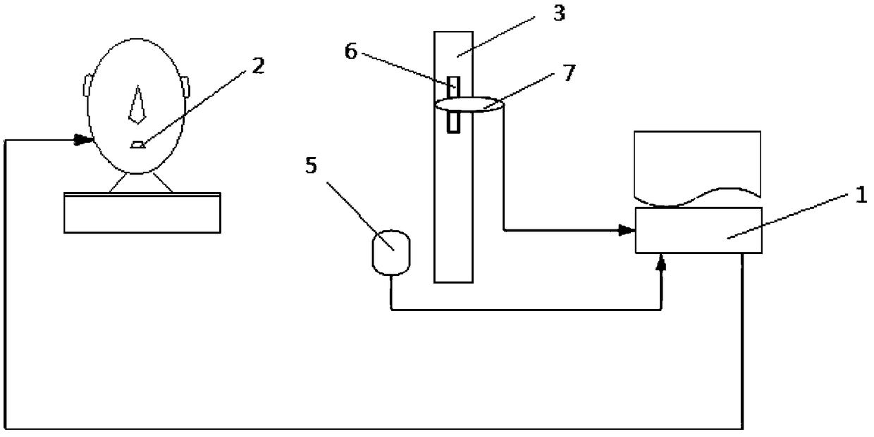 Voice wake-up test device, system and method without interface