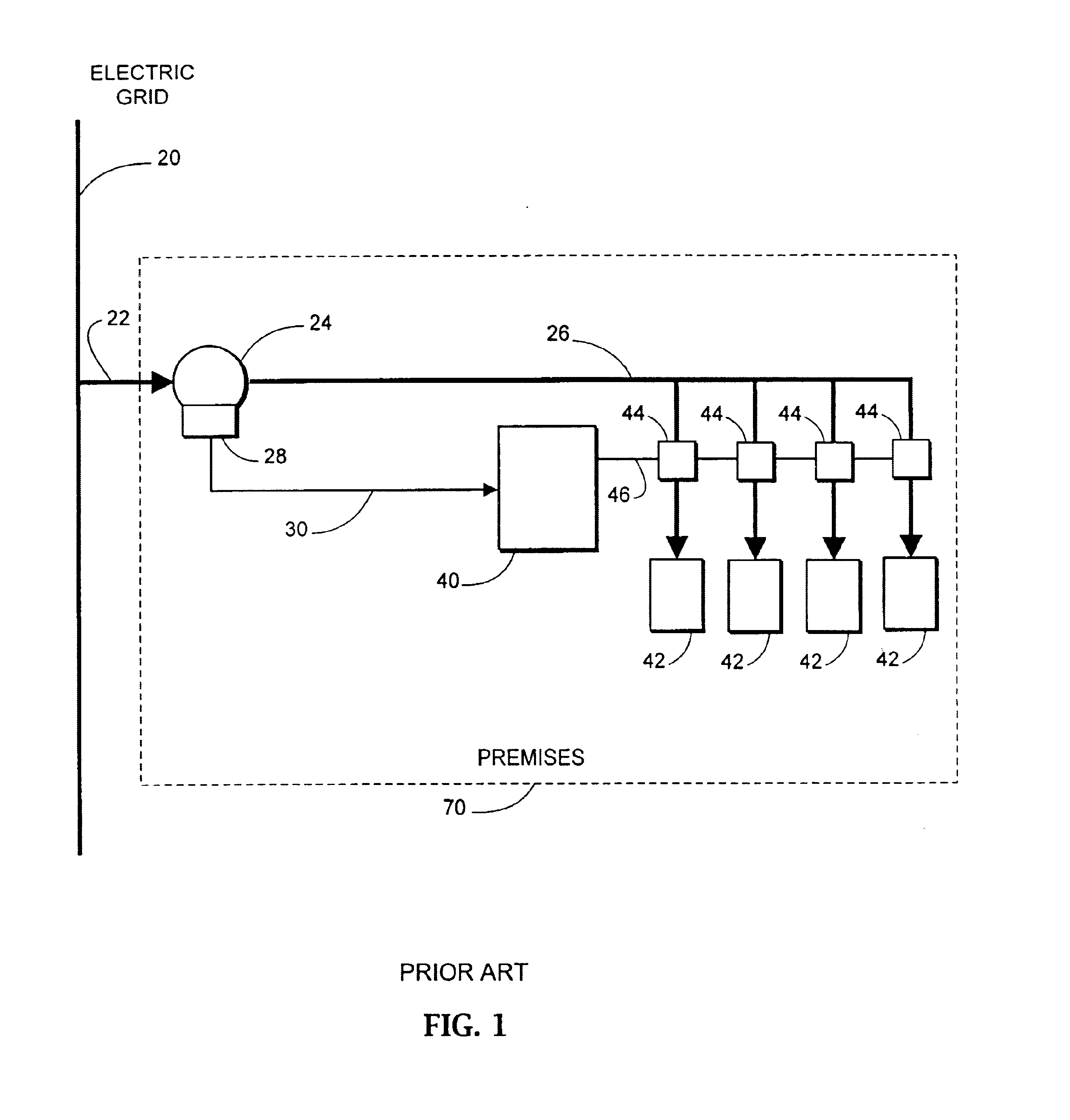 Device for curtailing electric demand