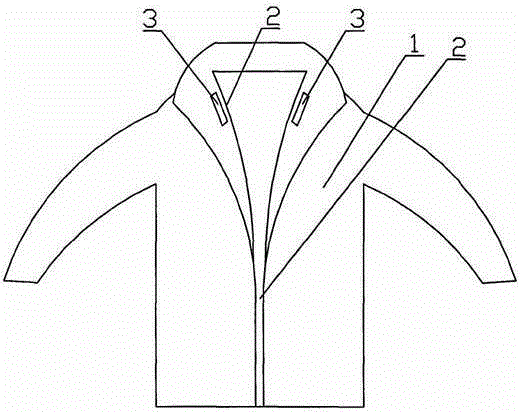 Cloth having zipper preventing from clamping
