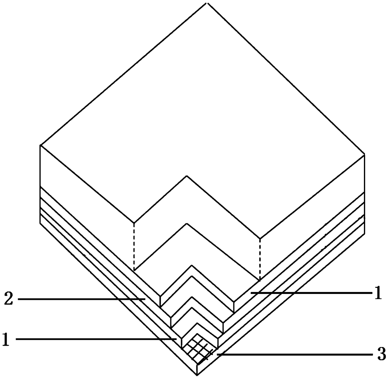 A skin with a surface helium barrier layer and its preparation method