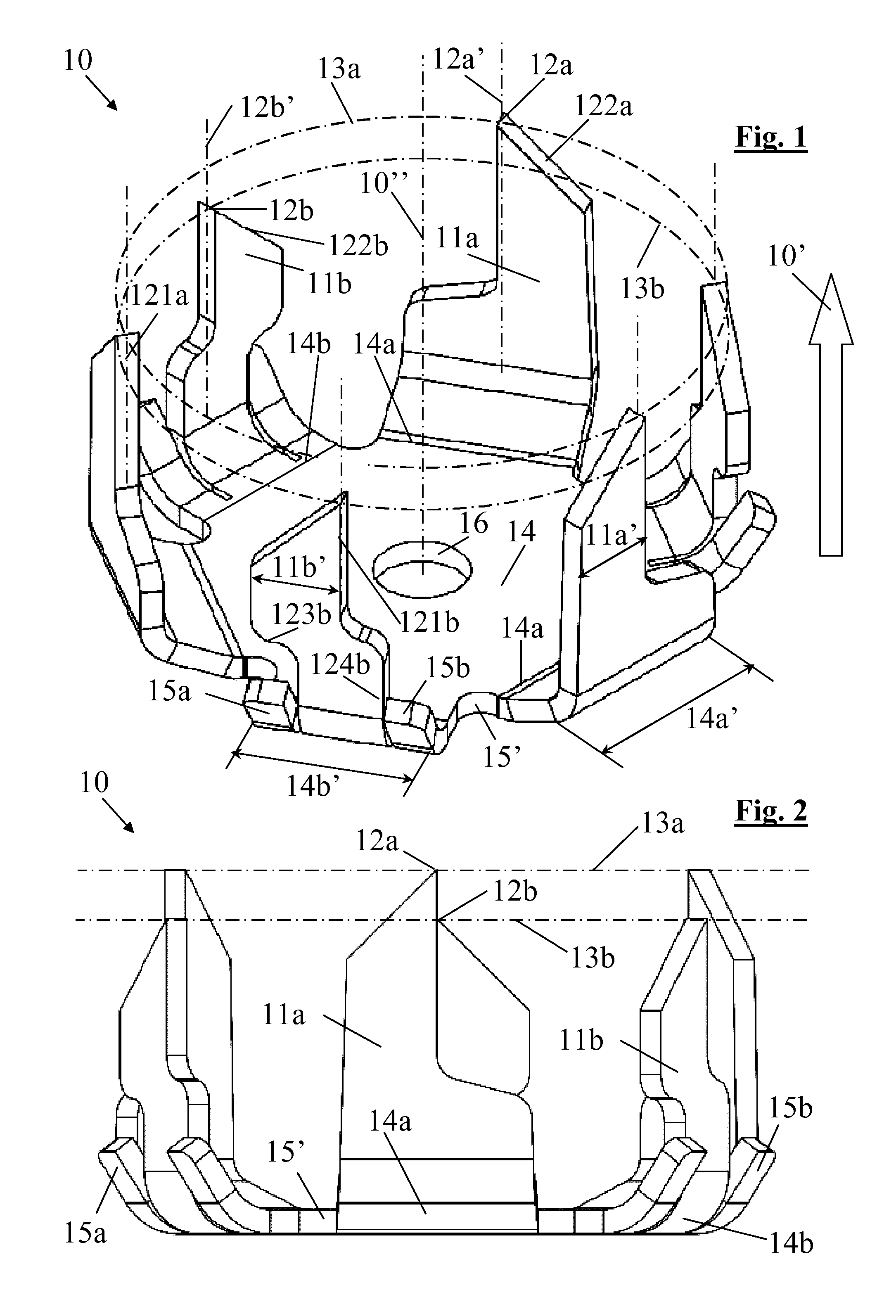 Capsule multi-piercer with assembly means