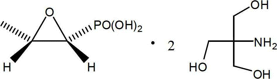 Preparation method of fosfomycin amine salt