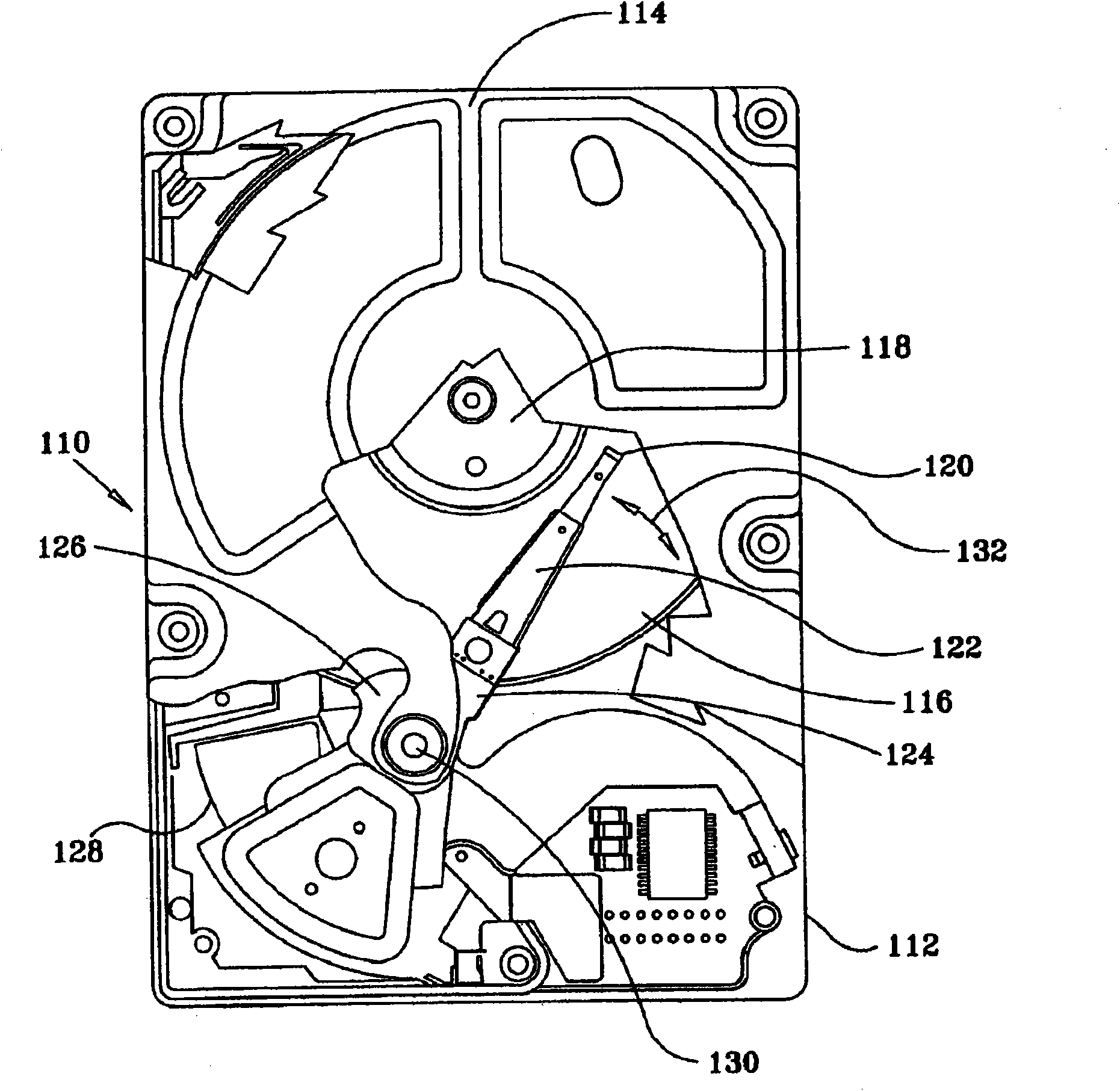 Fluid dynamic bearing motor for use with a range of rotational speed rated disc drive memory device products