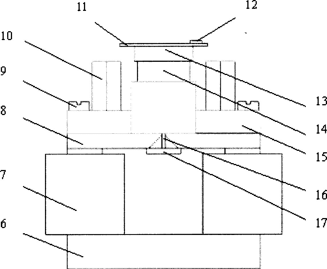 Short deposition distance image on-line iron spectral apparatus and method