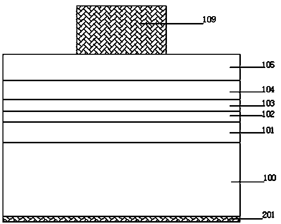 A kind of LED chip with ITO film structure and preparation method thereof