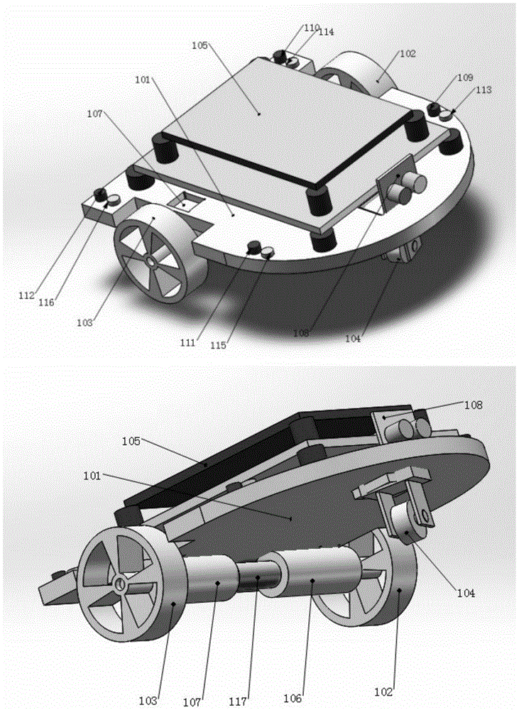 Bionic wheeled robot system and method with imitation learning mechanism