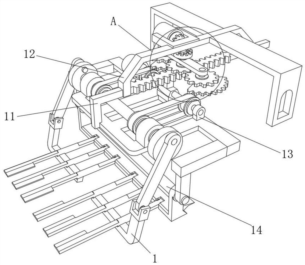 Anti-bonding conveying device for frozen food processing