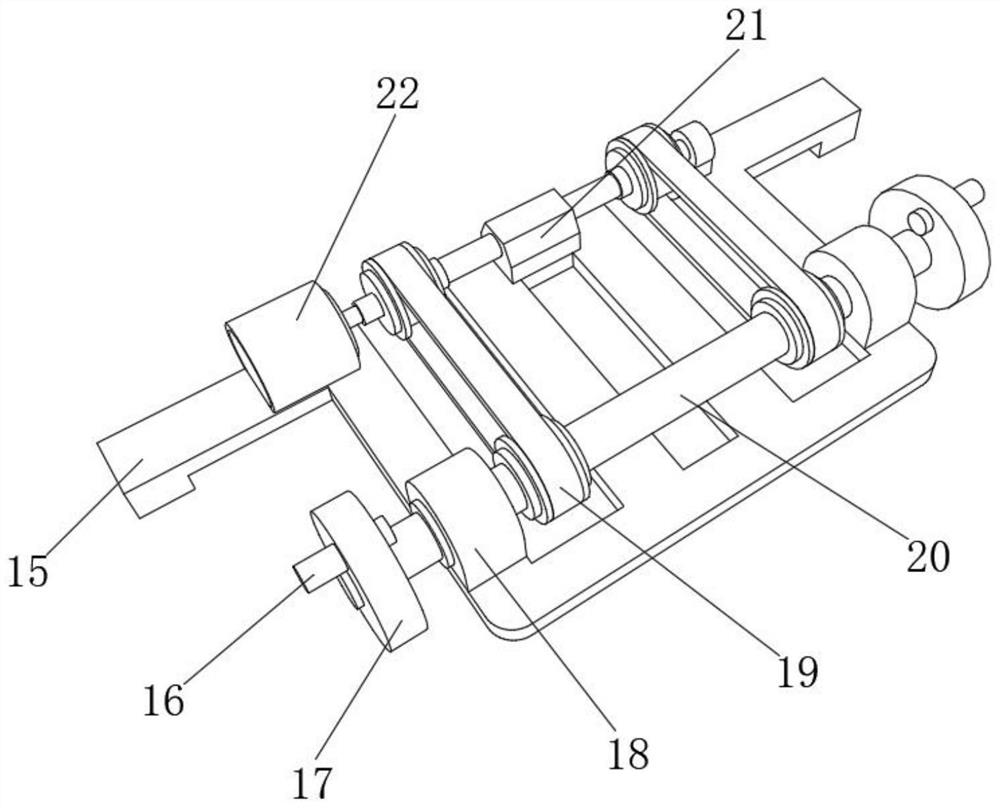 Anti-bonding conveying device for frozen food processing