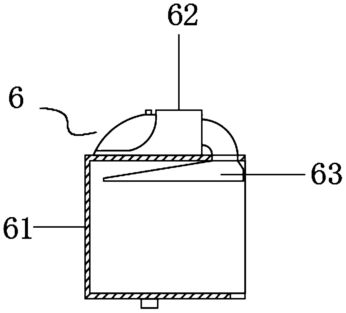 Dust cleaning device for quartz clock assembly