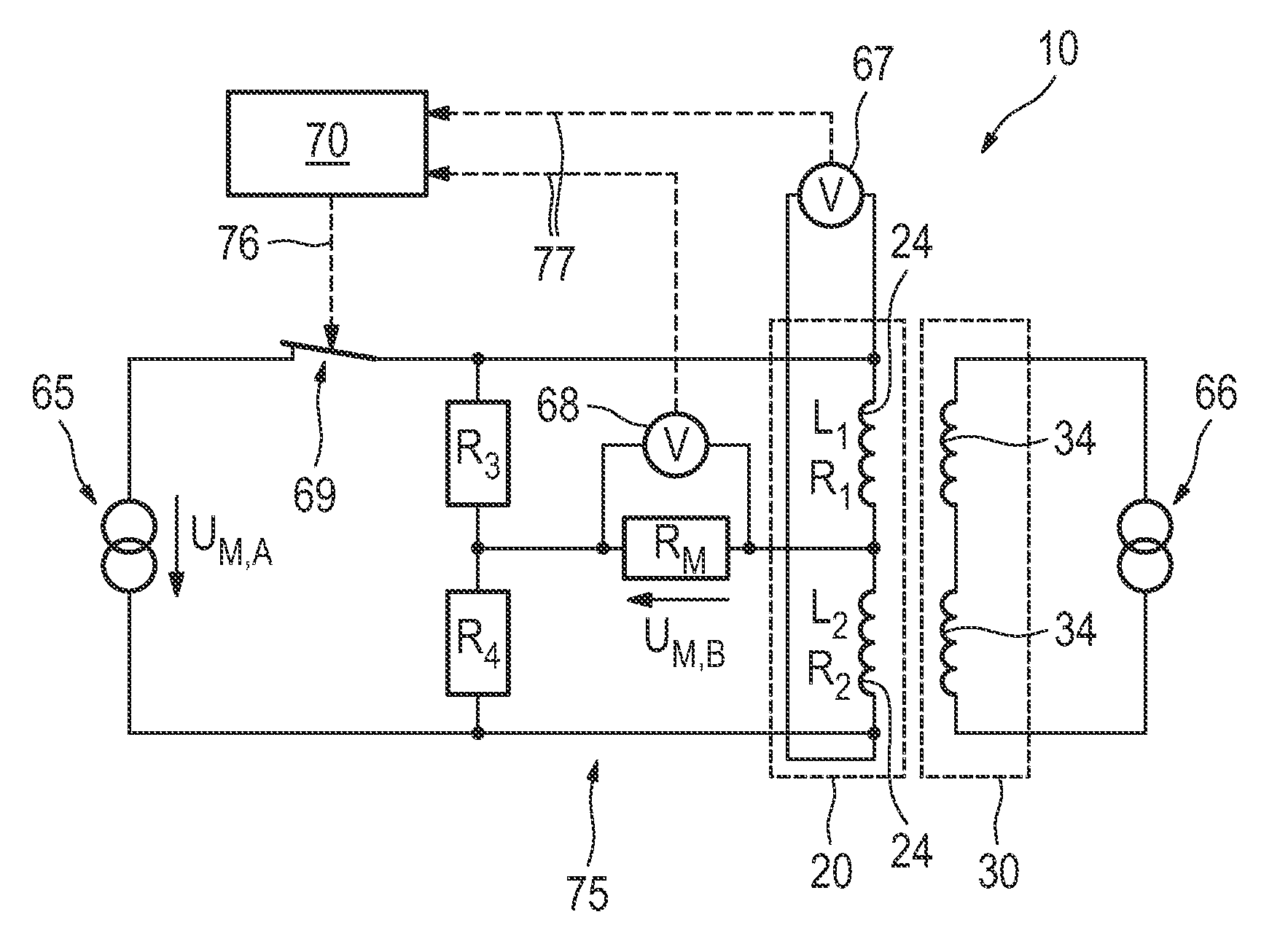 Detecting quench in a magnetic resonance examination system