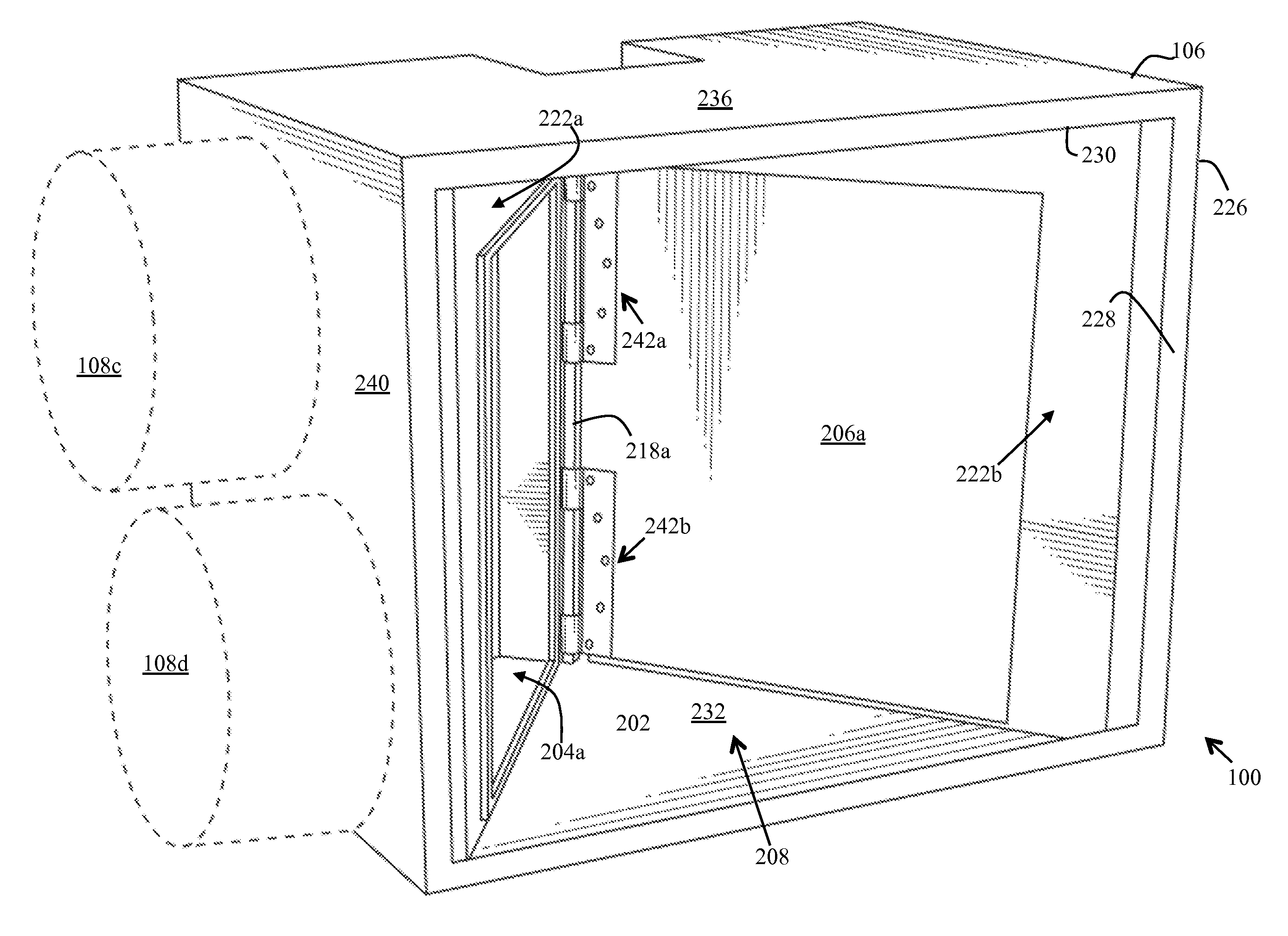 Integrated self-contained plenum module