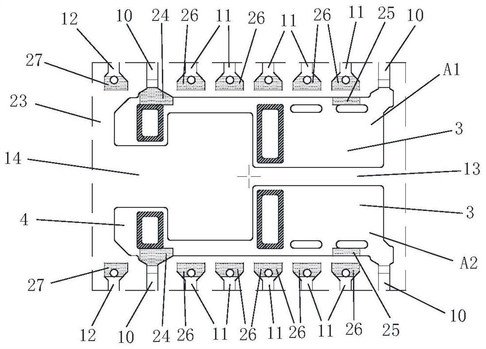 Package with base island isolation frame and substrate chip sealed together and preparation method of package with base island isolation frame and substrate chip sealed together