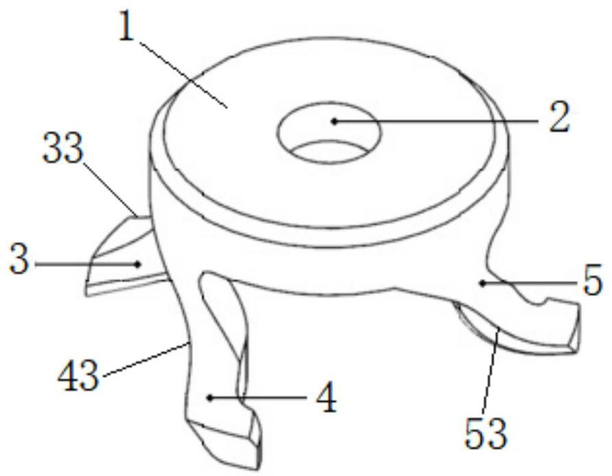 A defect inspection tool for the outer edge of a turbocharger impeller blade and an inspection method thereof