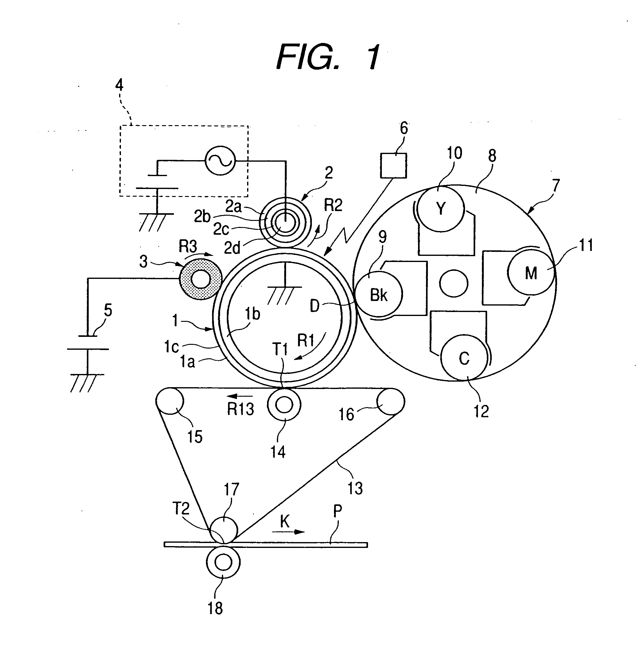 Charging apparatus having auxiliary charger rubbing against image bearing member