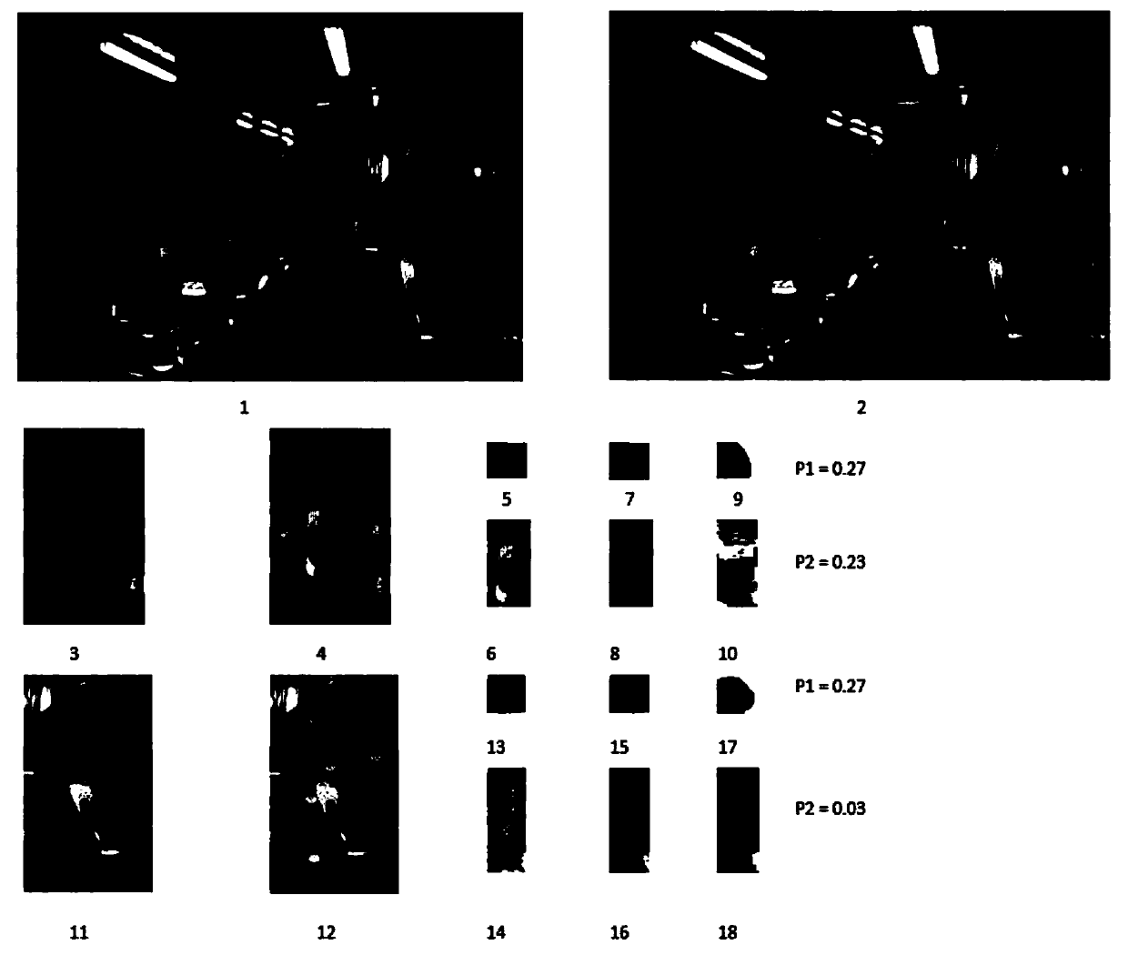 Kitchen personnel dressing detection method based on HSV color space processing