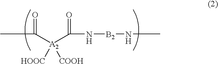 Polyamide acid-containing composition for forming antireflective film