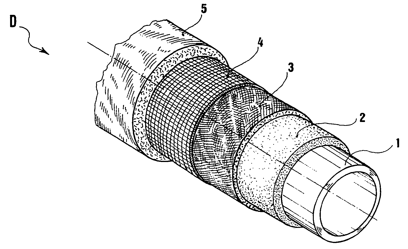 Multi-layer duct and related manufacturing process