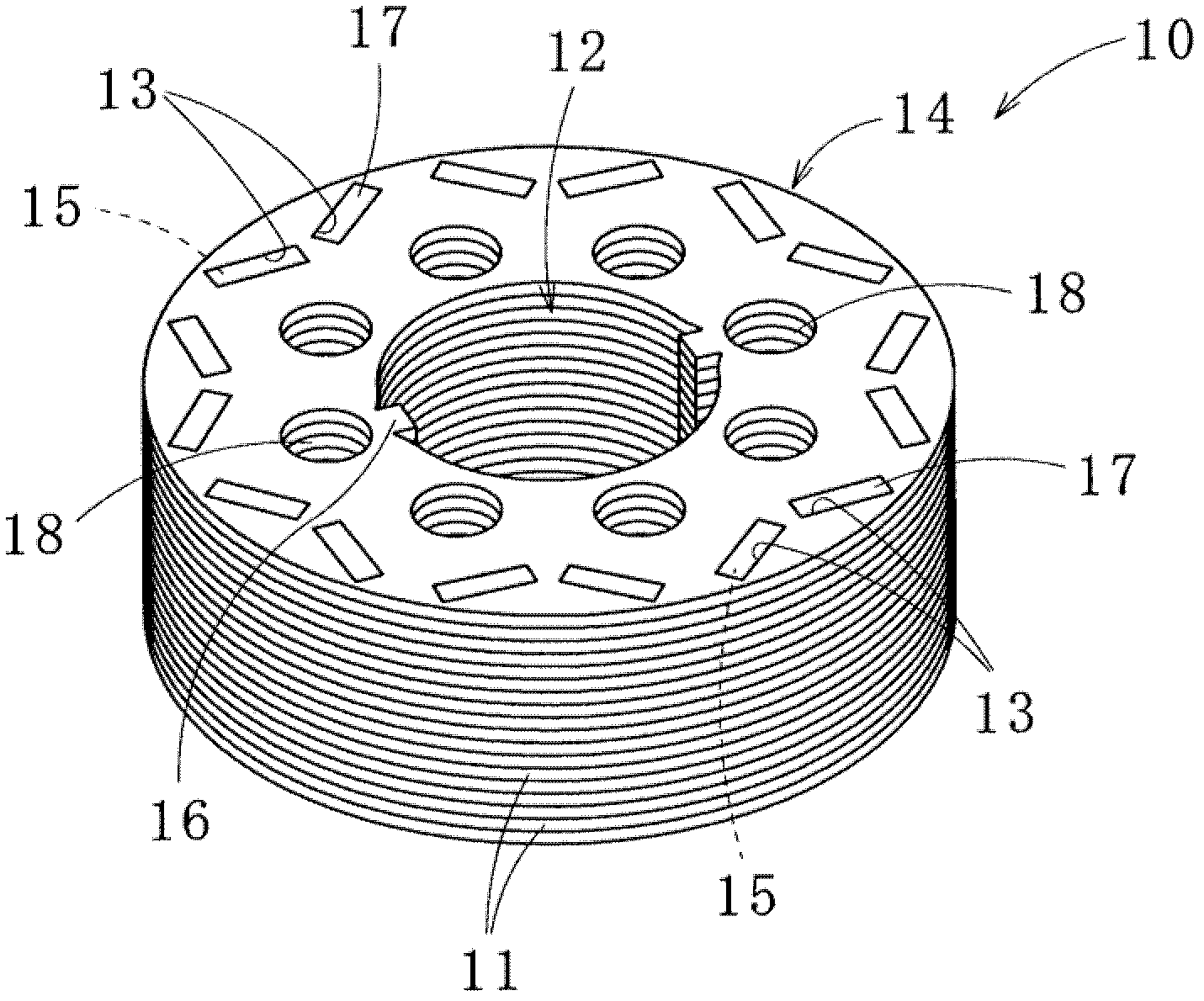 Method for manufacturing stacked rotor core