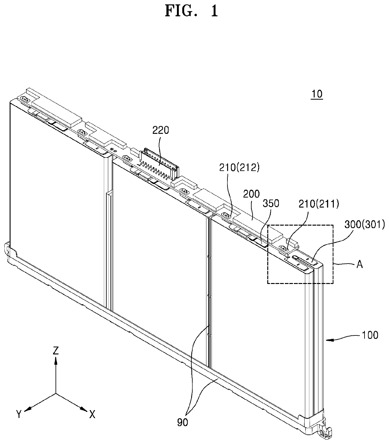 Battery module having electrode tab with protrusion