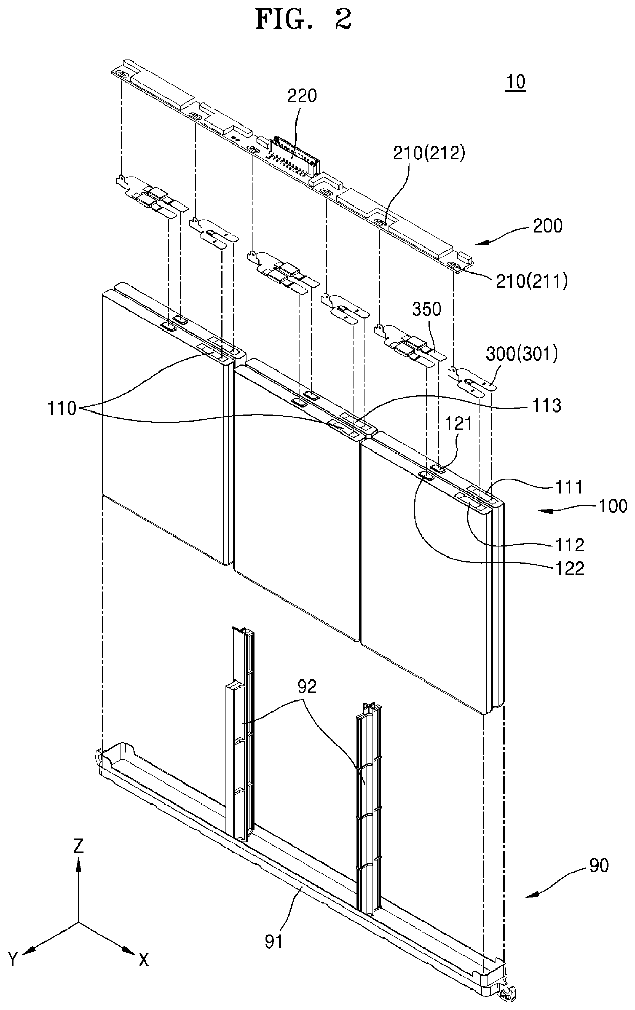 Battery module having electrode tab with protrusion