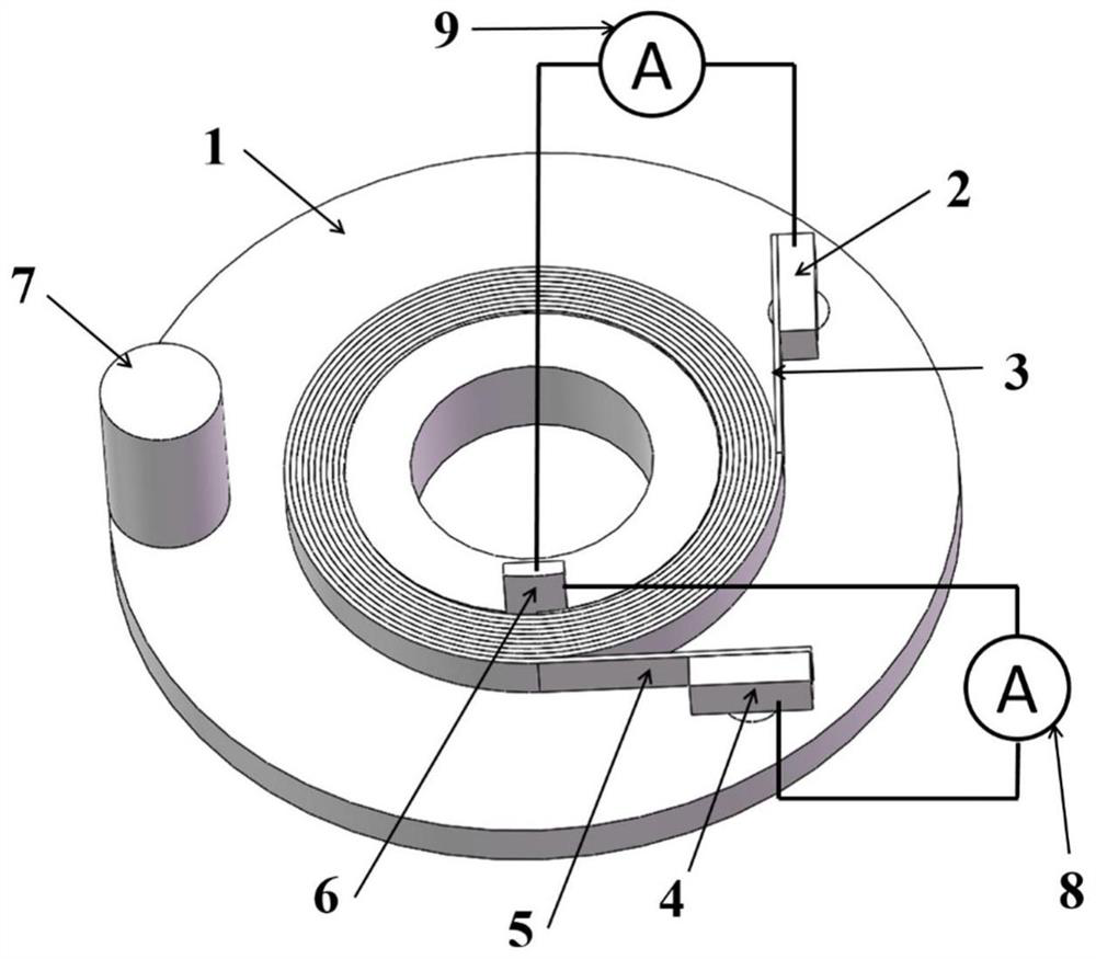 A high-temperature superconducting coil shielding current elimination device