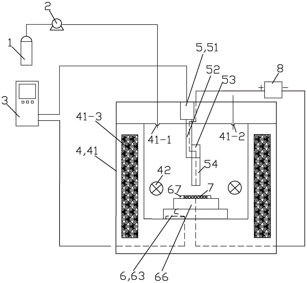 Supercritical-fluid-based 3D electrodeposition machining device and method