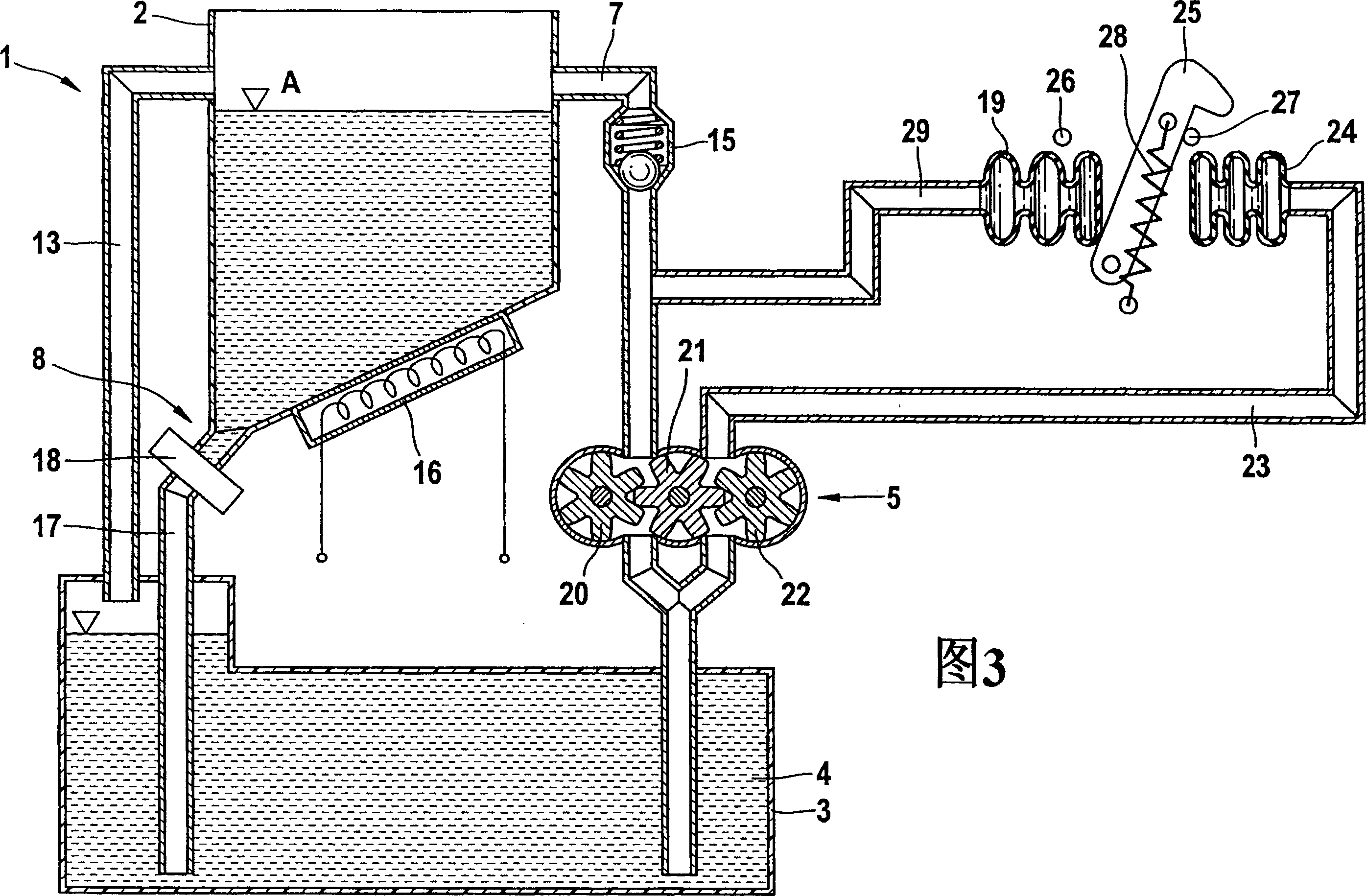 Cleaning device for the shaving head of a dry shaving apparatus