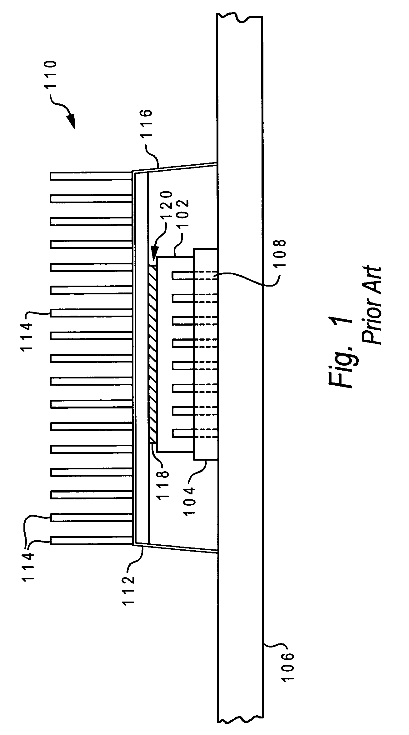 Heat sink and chip sandwich system