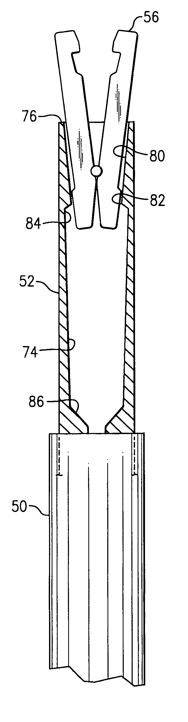 Device for securing trim to a seat