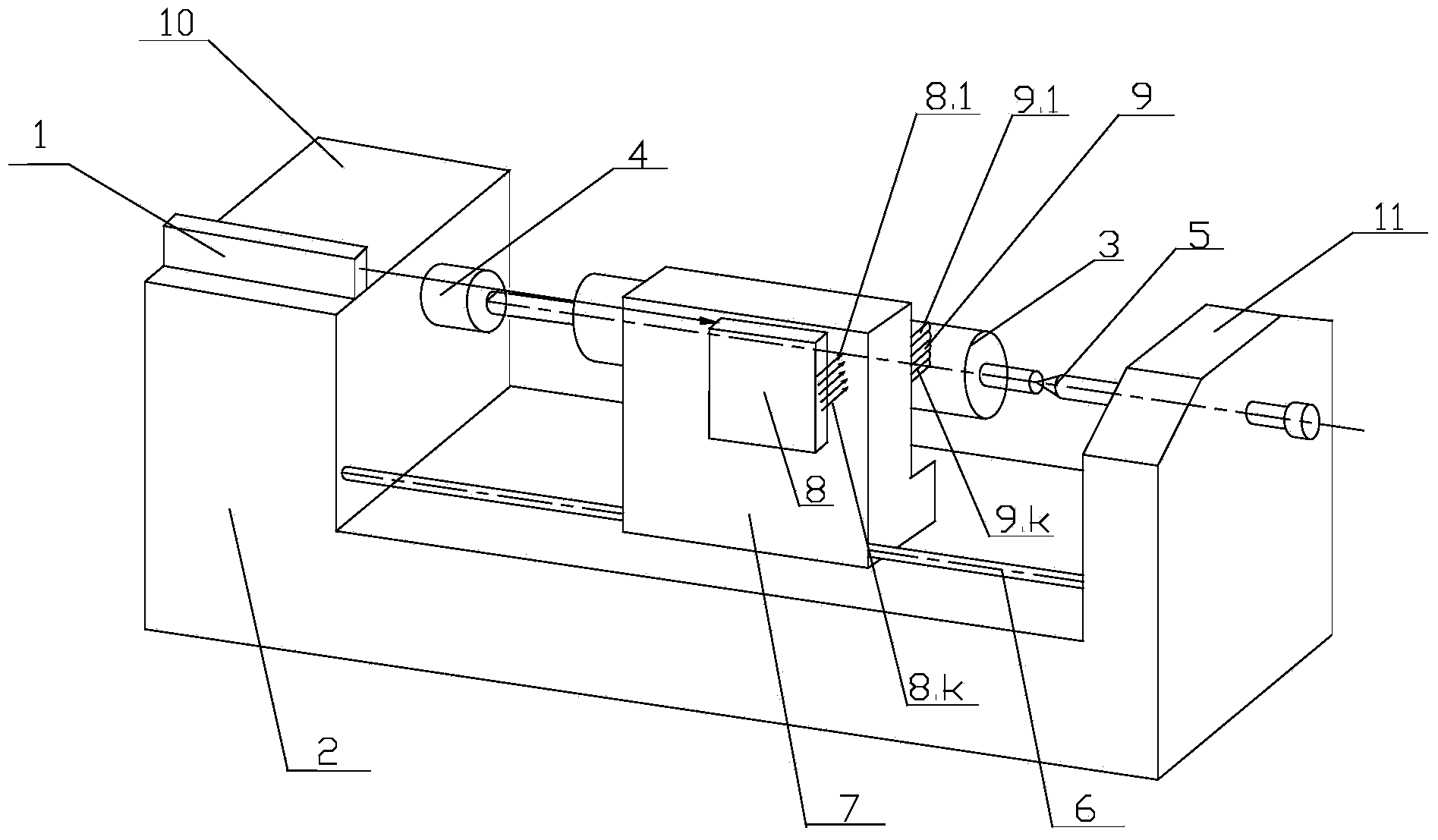 Method and device for multi-head laser texturing processing of roller surface