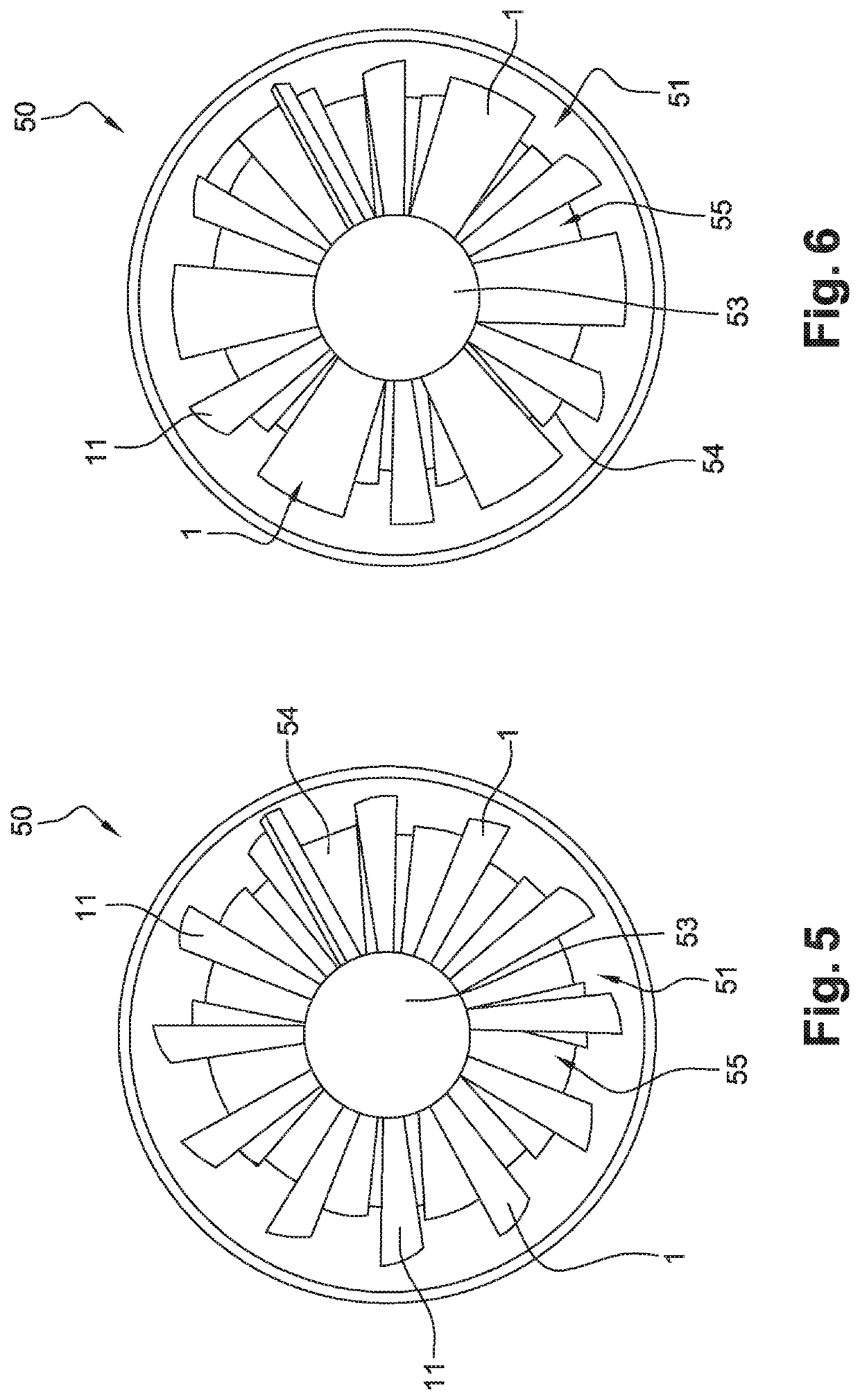 Turbine engine stator vane, fan casing comprising such a vane, thrust reverser system of a turbine engine equipped with such a vane and turbine engine equipped with said vane, said casing or said system