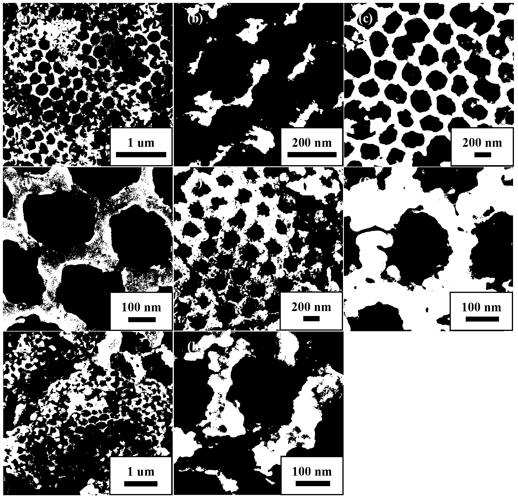 Three-dimensional sequential macroporous Co3O4 loaded nanometer Au catalyst as well as preparation method and application thereof